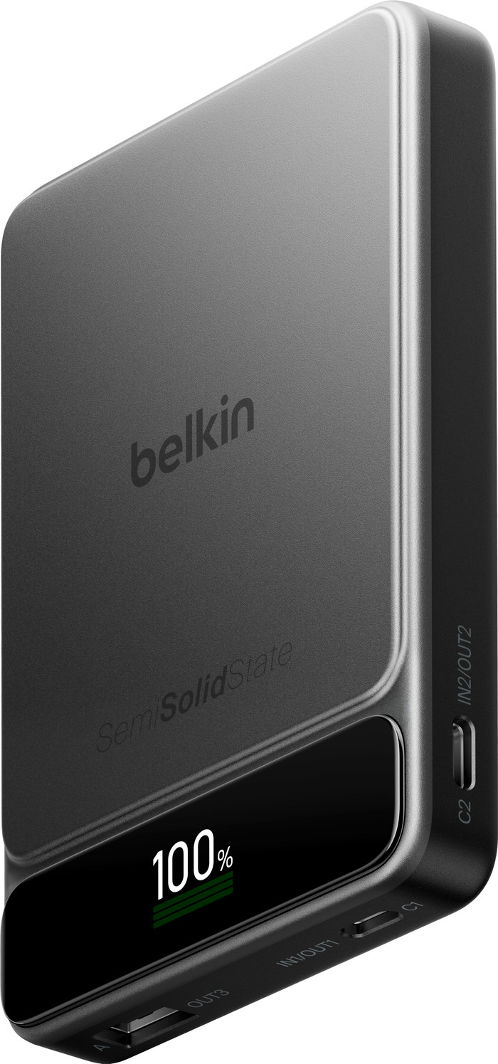 Belkin Powerbank 10.000 mAh mit Schnellladefunktion 45 Watt Schwarz Main Image