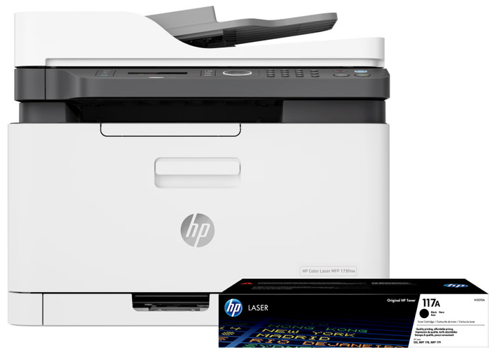 HP Color Laser MFP 179fnw + 1 zusätzlicher schwarzer Toner Main Image