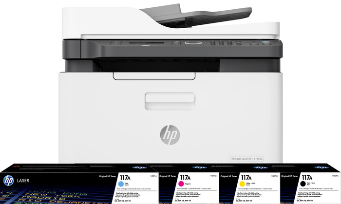 HP Color Laser MFP 179fnw + 1 Toner-Ersatzset Main Image