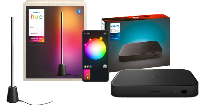 Philips Hue Play Tischleuchte White & Color + HDMI Sync Box 8K Main Image
