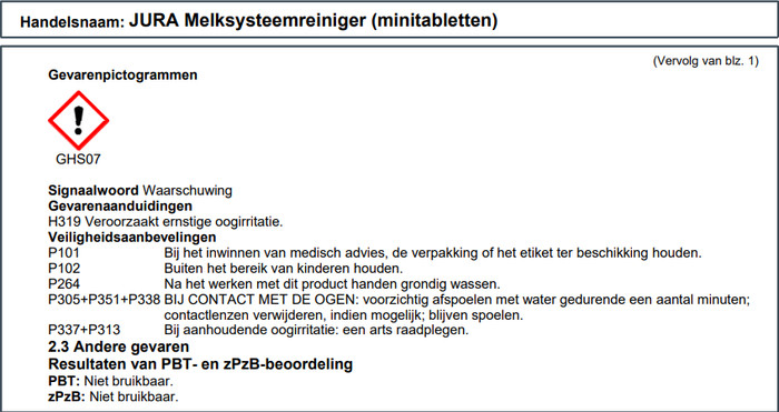 JURA 0.5 year Maintenance Package + Milk Cleaner visual supplier