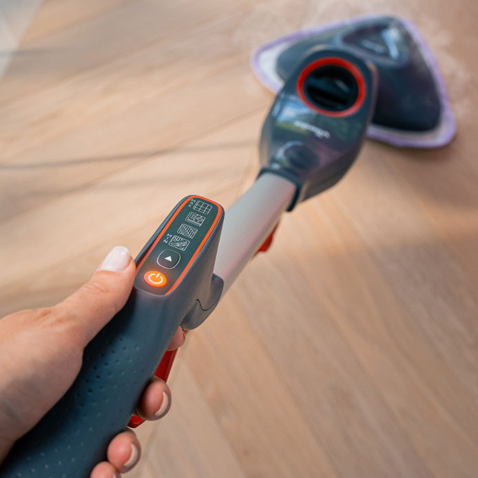 Vileda Steam Plus Pro Compact produkt in gebrauch