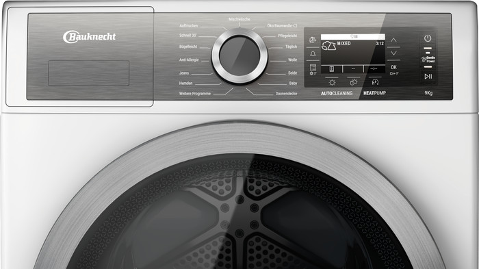 Bauknecht B7 W945WB DE + Bauknecht B8 D94WB DE detail