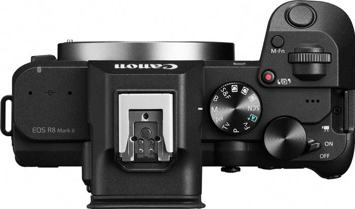 Canon EOS R8 Mark II oberseite