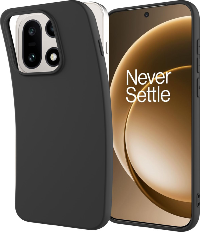 Just in Case Rugged OnePlus 15 Back Cover Black left side