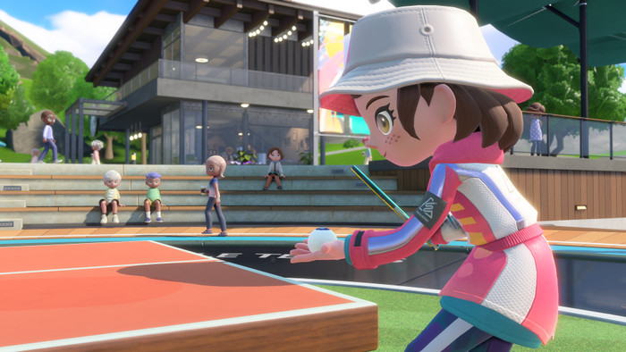 Nintendo Switch 2 + Nintendo Switch Sports Resort produkt in gebrauch