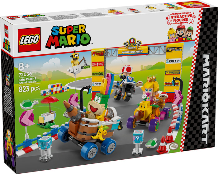 LEGO Super Mario: Mario Kart - Baby Peach and Grand Prix Set 72036 packaging
