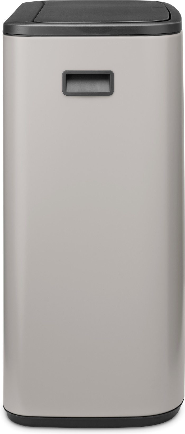 Brabantia Bo Touch Bin Mülleimer 2 x 30 Liter Soft Grey rechte seite