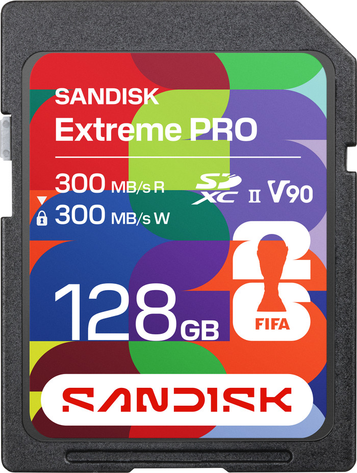 SANDISK SDXC Extreme PRO FIFA World Cup 2026 Edition 128GB 300 MB/s Main Image