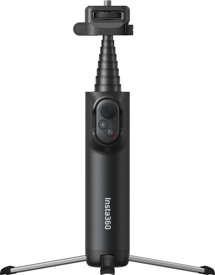 Insta360 Foldable Selfie Stick Remote Kit Black front