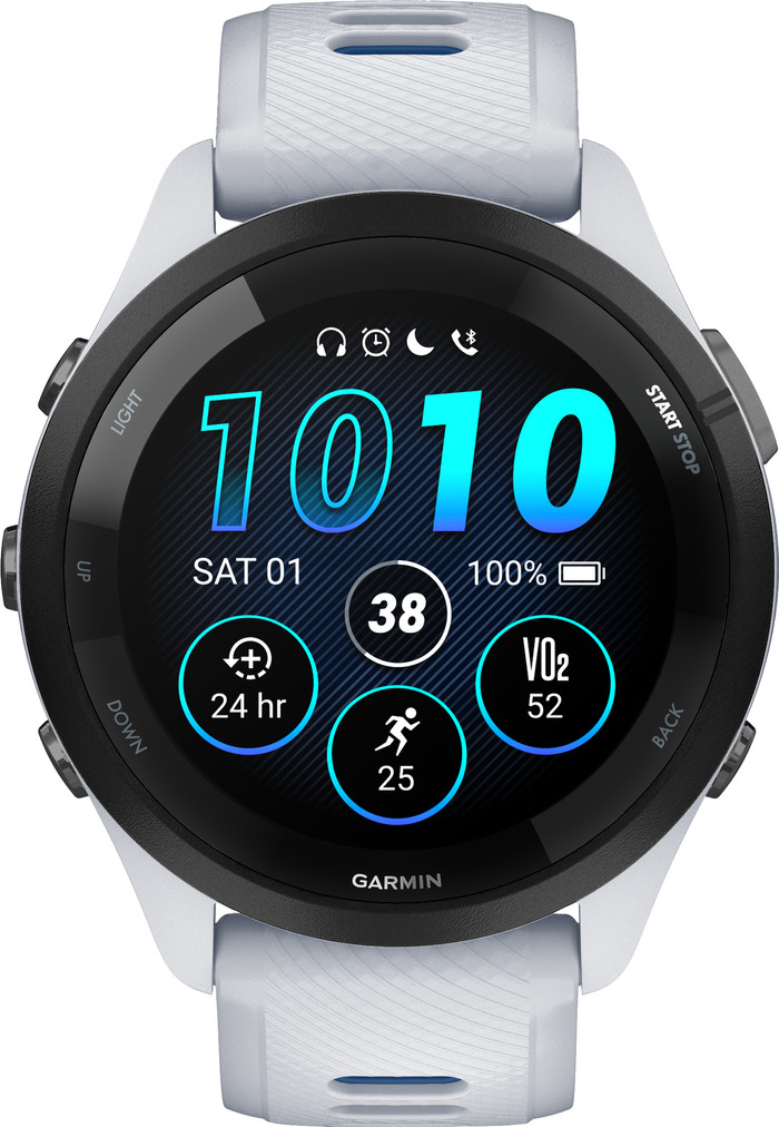 Garmin Forerunner 265 White front