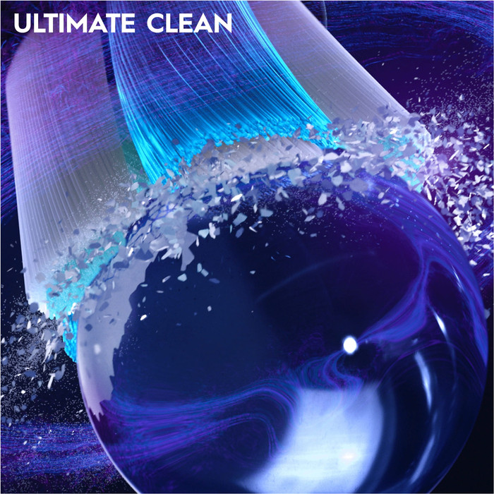Oral-B iO Ultimate Clean Schwarz mit Farbindikator (8 Stück) null