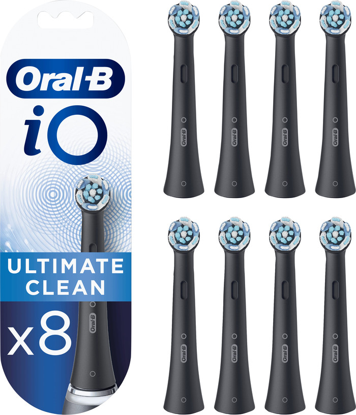 Oral-B iO Ultimate Clean Schwarz mit Farbindikator (8 Stück) rechte seite
