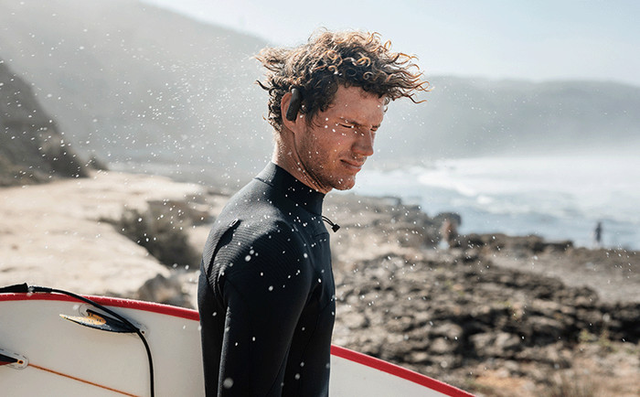 JBL Endurance Peak3 Weiß produkt in gebrauch