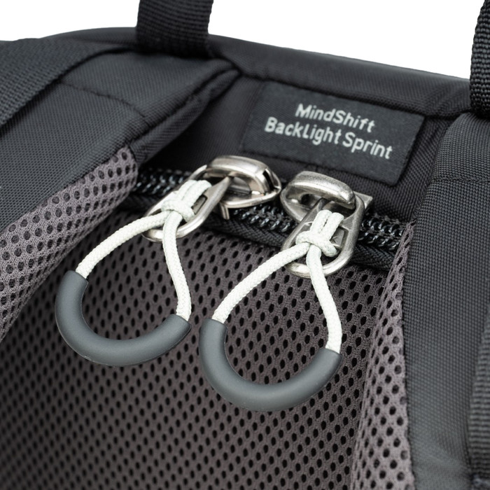 Think Tank BackLight Sprint Slate Black detail