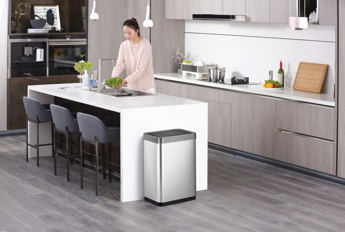 EKO Mirage X Sensor 47 Liter Matt Edelstahl produkt in gebrauch