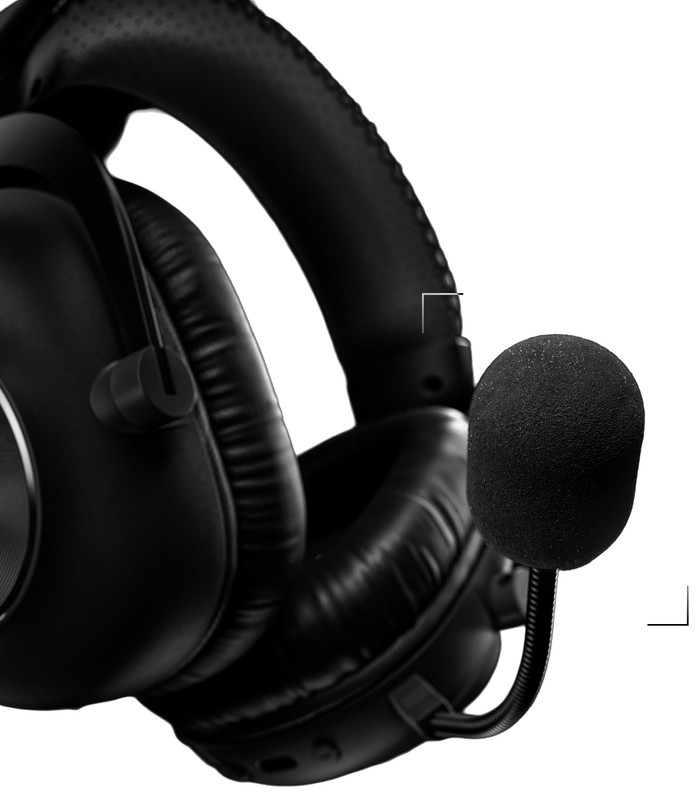 Logitech G Pro X3 Lightspeed Wireless Gaming Headset Black detail