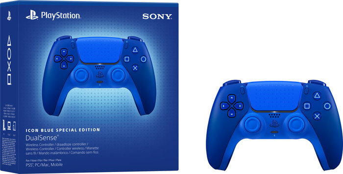 Sony PlayStation 5 DualSense Kabelloser Controller Icon Blue Special Edition vorne