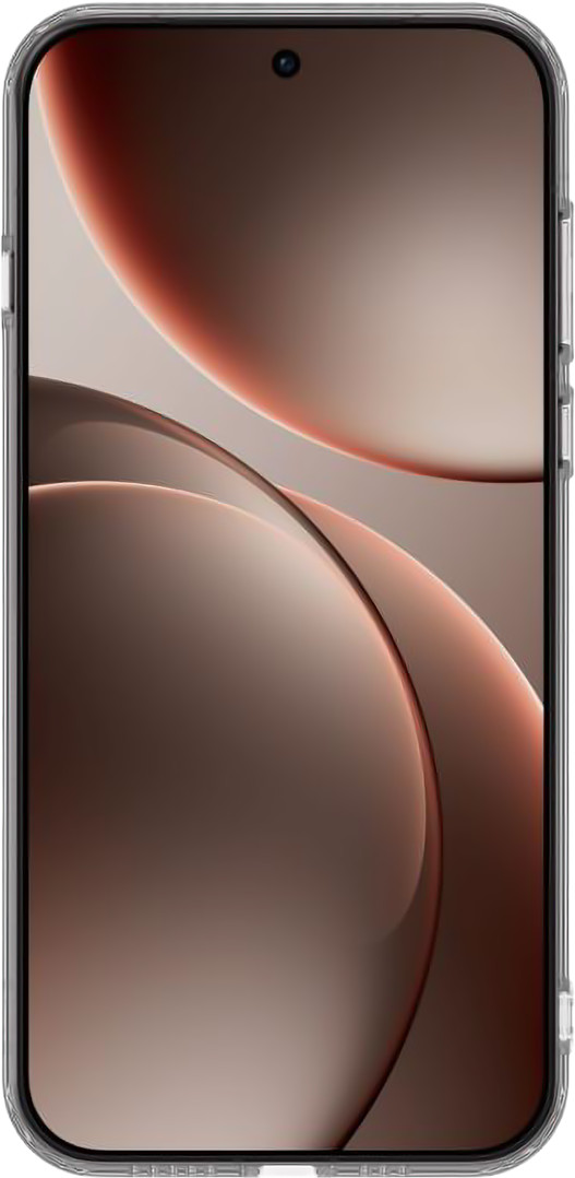 Just in Case Soft Design OPPO Find X9 Pro Back Cover Transparent front