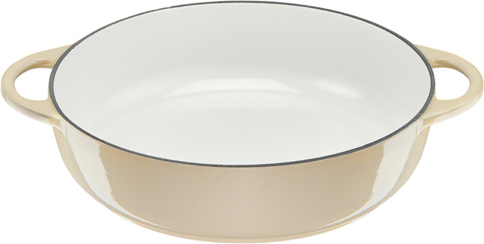 Tefal LOV niedriger Bräter 28 cm Beige vorne