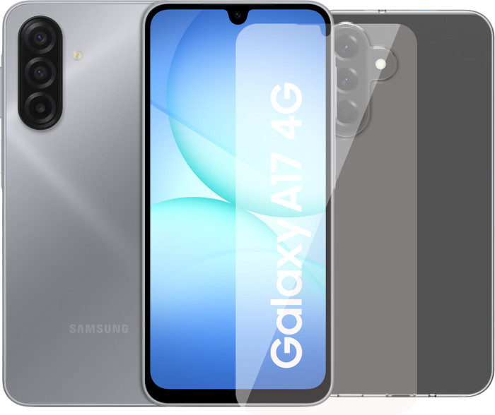 Samsung Galaxy A17 128GB Grau 4G + Zubehörset Main Image