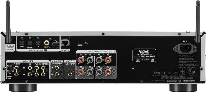 Denon PMA-900HNE Silber rückseite