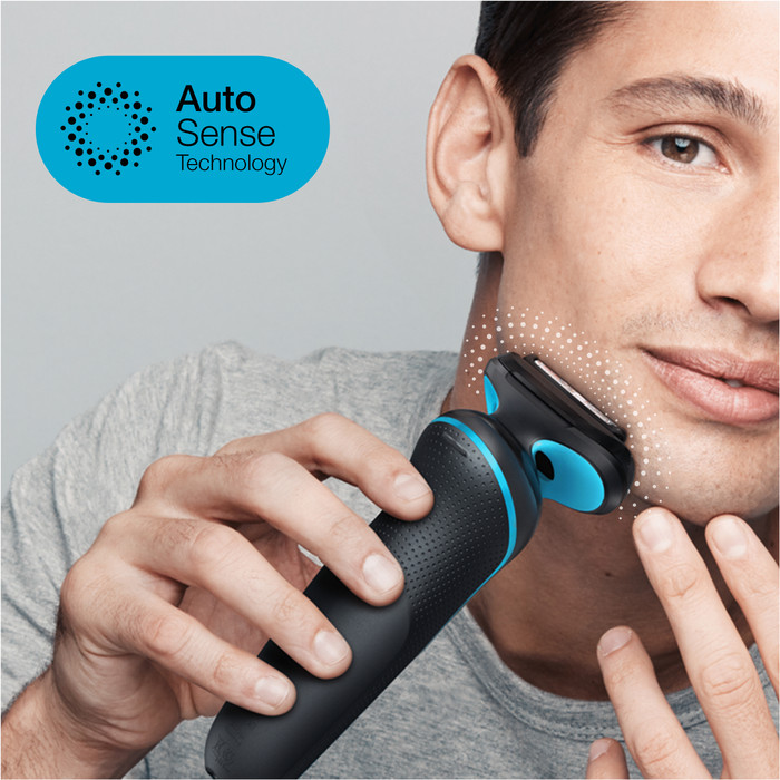 Braun Series 5 51-M1000s produkt in gebrauch