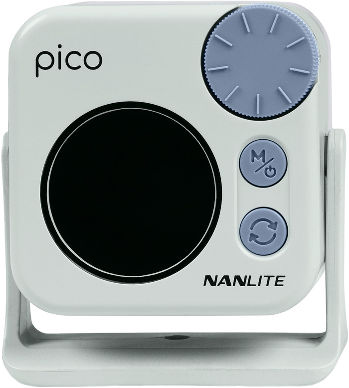 Nanlite Pico LED Mini Pocket Light Mint Blue back