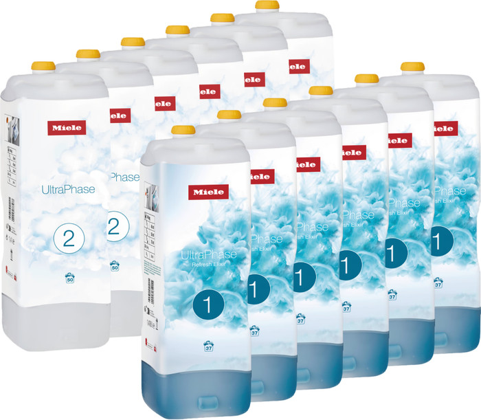 Miele Set UltraPhase Refresh Elixir 1 & 2 (12 Flakons) - Jahrespaket Main Image