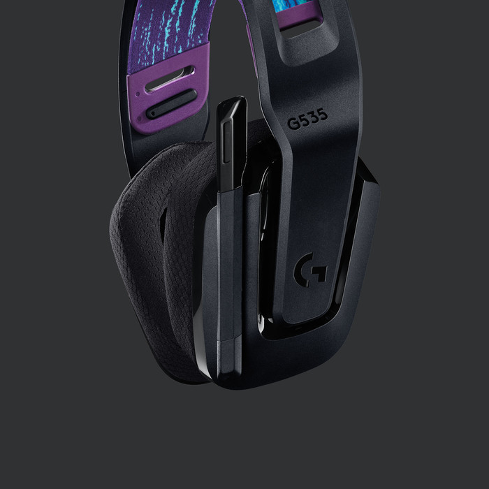 Logitech G535 Lightspeed Kabelloses Gaming-Headset Schwarz null