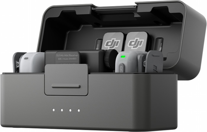 DJI Mic Mini 2 + Ladecase rechte seite