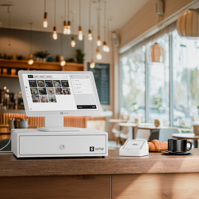 SumUp APG POS Kassenschublade produkt in gebrauch