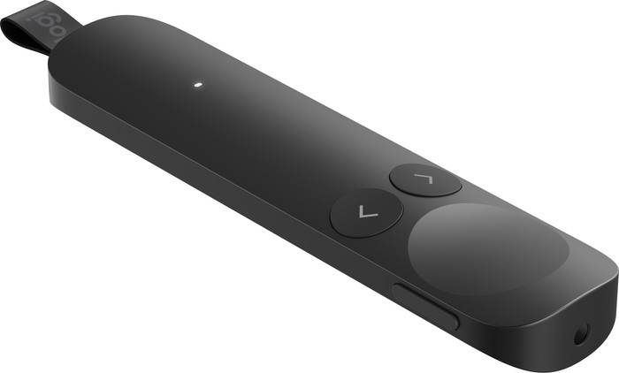 Logitech Spotlight 2 Kabelloser Presenter Schwarz linke seite