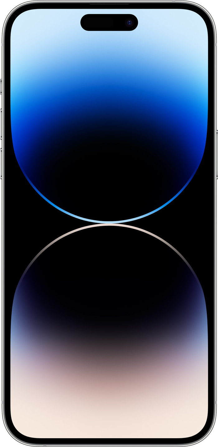 Refurbished iPhone 14 Pro Max 128GB Silber (Wie neu) vorne