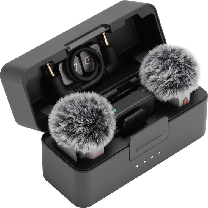 DJI Mic Mini 2S Charging Case inside