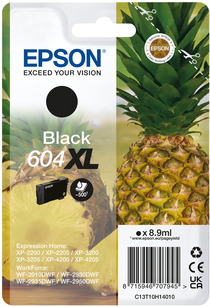 Epson 604XL Patrone Schwarz Main Image