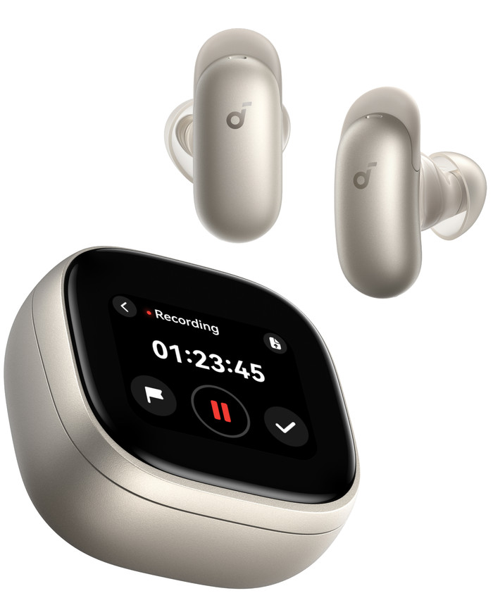 soundcore Liberty 5 Pro Max Gold combined product