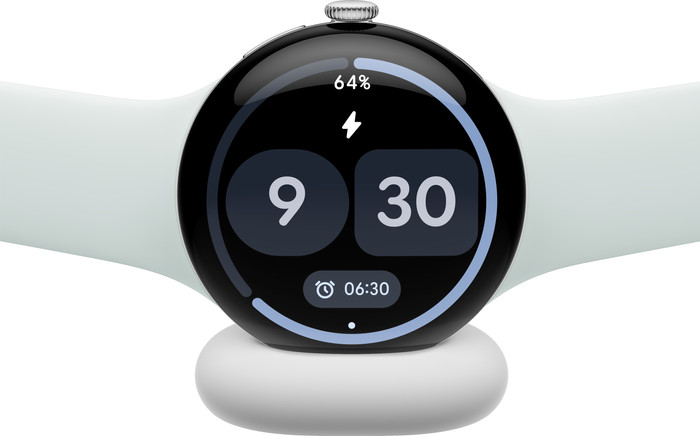 Google Pixel Watch 5 Silver 41mm front