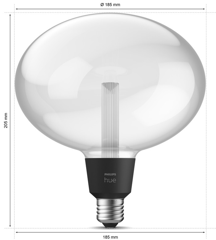 Philips Hue Lightguide Ellipse White and Color E27 detail