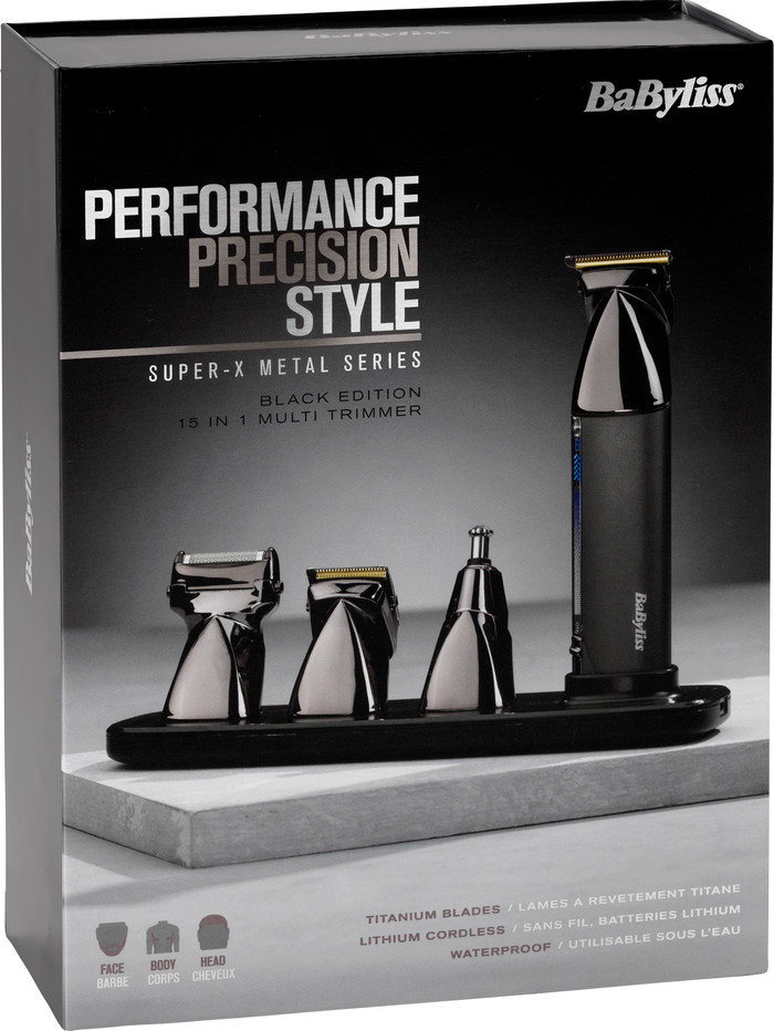 BaByliss Super-X Metal 15-in-1 Multi Trimmer MT991E null