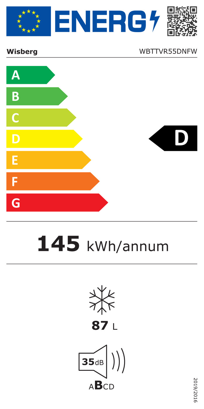 Wisberg WBTTVR55DNFW energy label