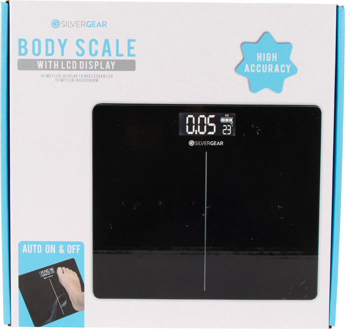 Silvergear Waage + LCD-Backlight-Display Schwarz null