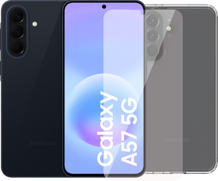 Samsung Galaxy A57 128GB Dunkelblau 5G + Zubehörset Main Image