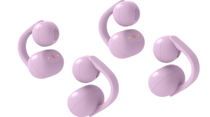 Sony LinkBuds Clip Lila Doppelpack Main Image