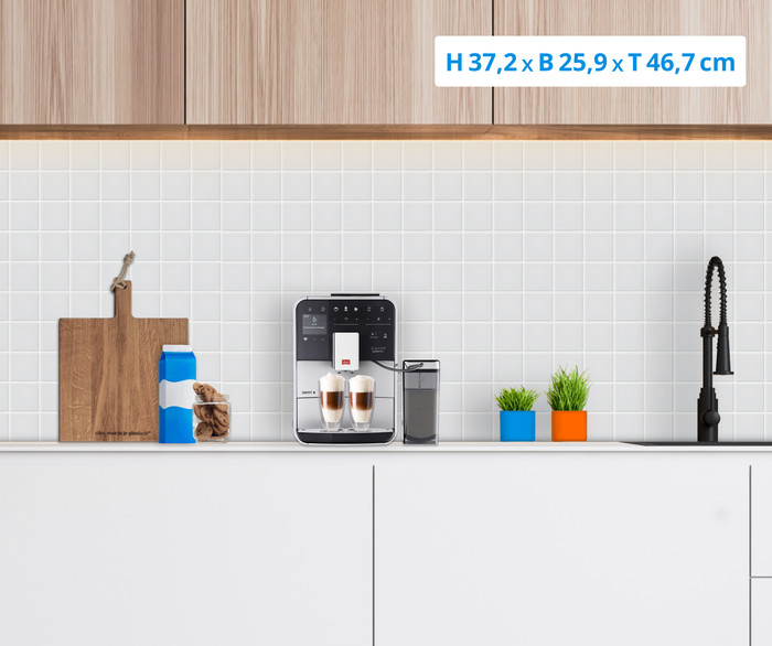 Melitta Barista F850-101 Smart TS Silber visuelles Coolblue 1