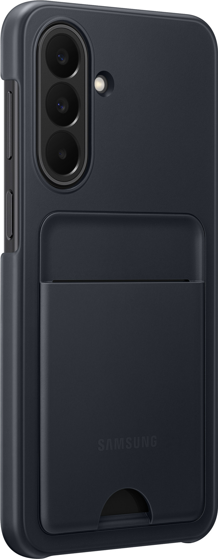 Samsung Galaxy A27 Card Slot Backcover Schwarz rechte seite