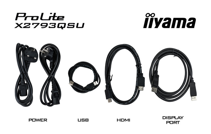 iiyama ProLite X2793QSU-B1 zubehör