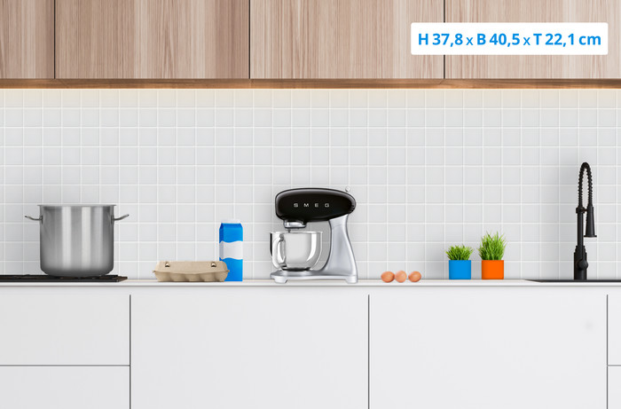 SMEG SMF02BLEU Schwarz visuelles Coolblue 1