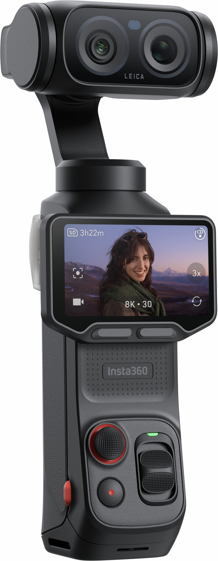 Insta360 Luna Ultra Schwarz linke seite