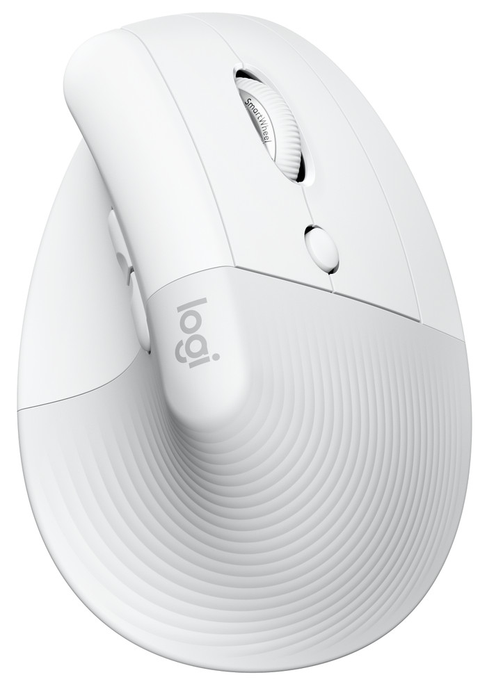 Logitech Lift für Mac Vertikale Ergonomische Maus Weiß Main Image